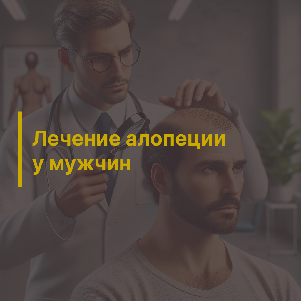 Алопеция у мужчин: лечение и подходы