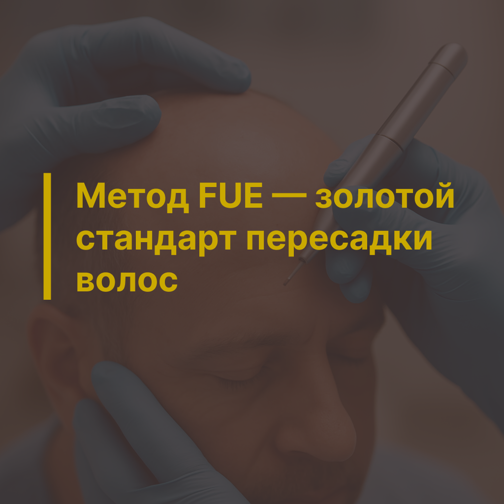 FUE-пересадка волос: золотой стандарт пересадки волос