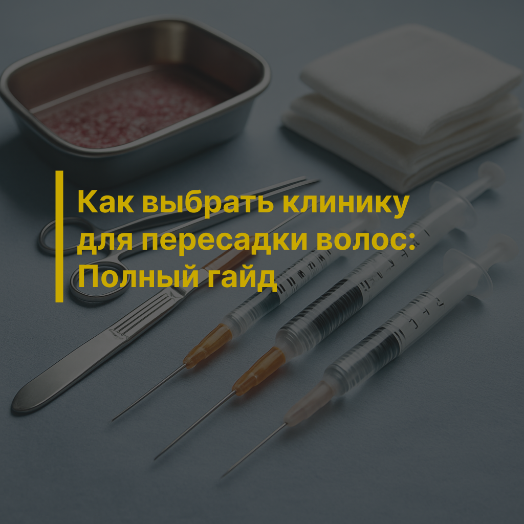 Как выбрать клинику для пересадки волос: чек-лист для безопасного и эффективного лечения.