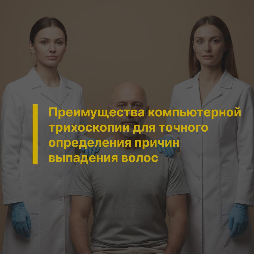 Преимущества компьютерной трихоскопии для точного определения причин выпадения волос